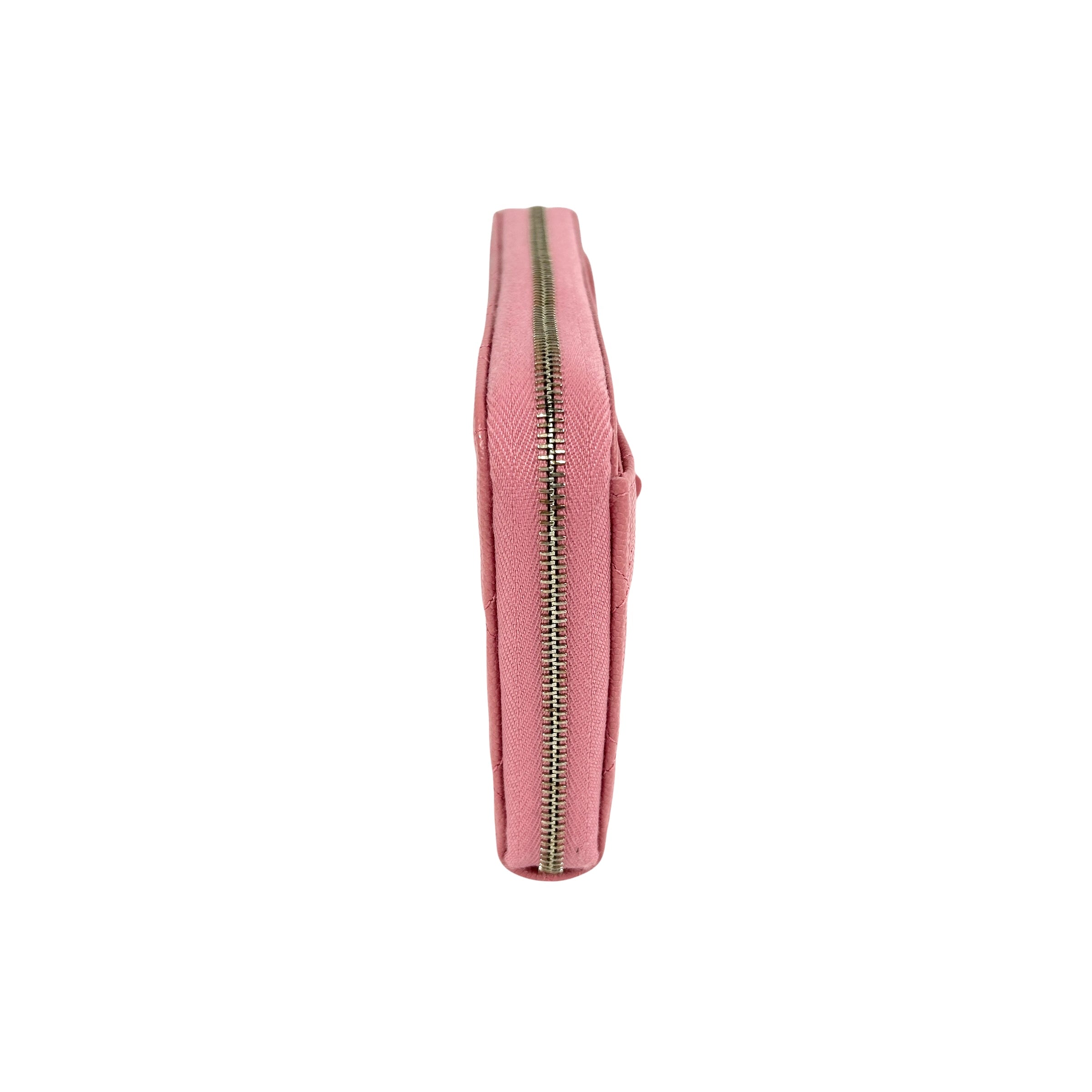 Pink Caviar Long Zippy Wallet