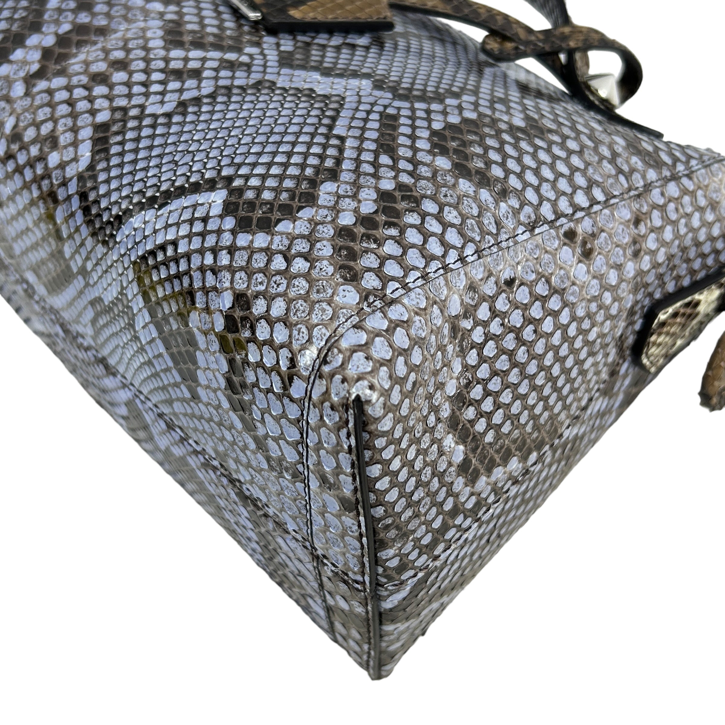 Three tone python leather By The Way Bag w/SHW