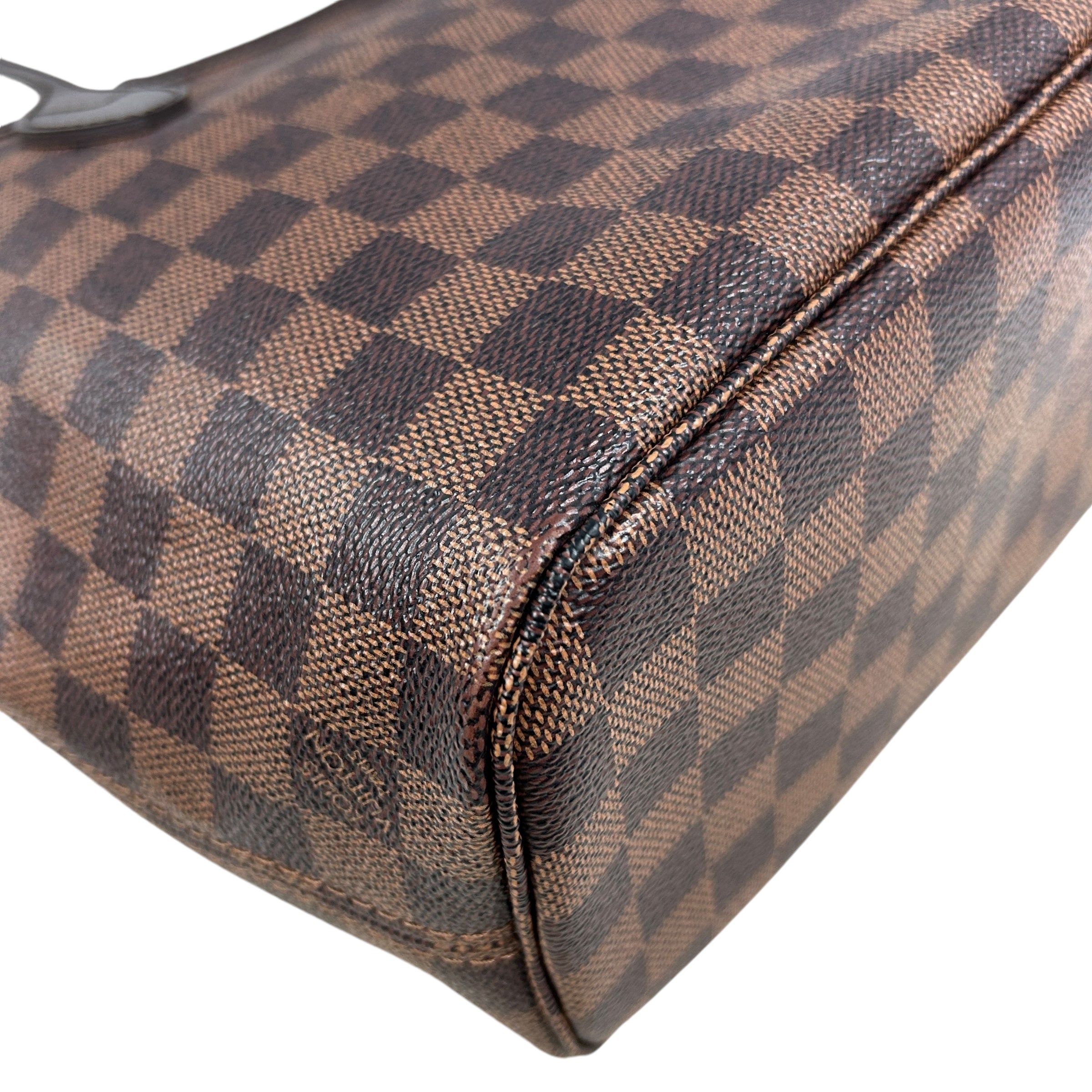 Damier Ebene Coated Canvas Neverfull PM W/GHW