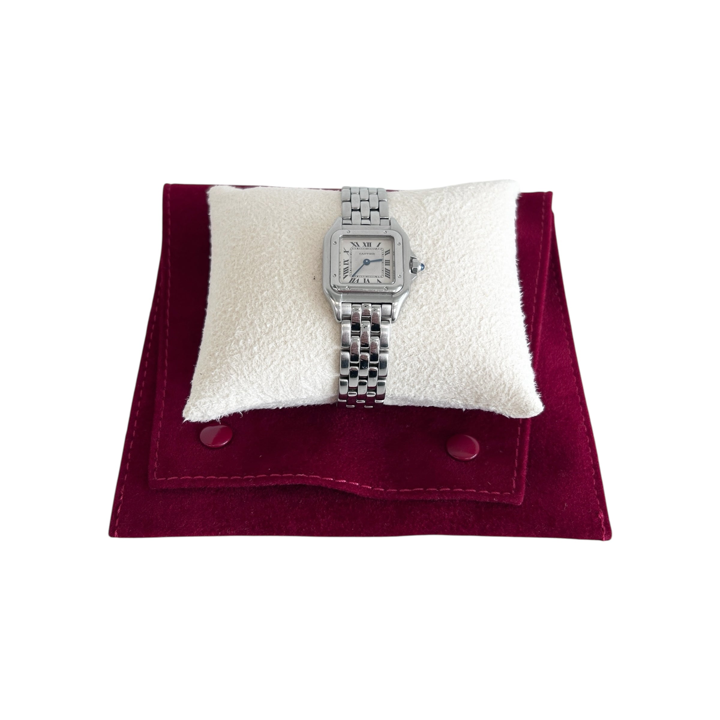Panthere De Donna Stainless Steel Quartz Movement Watch