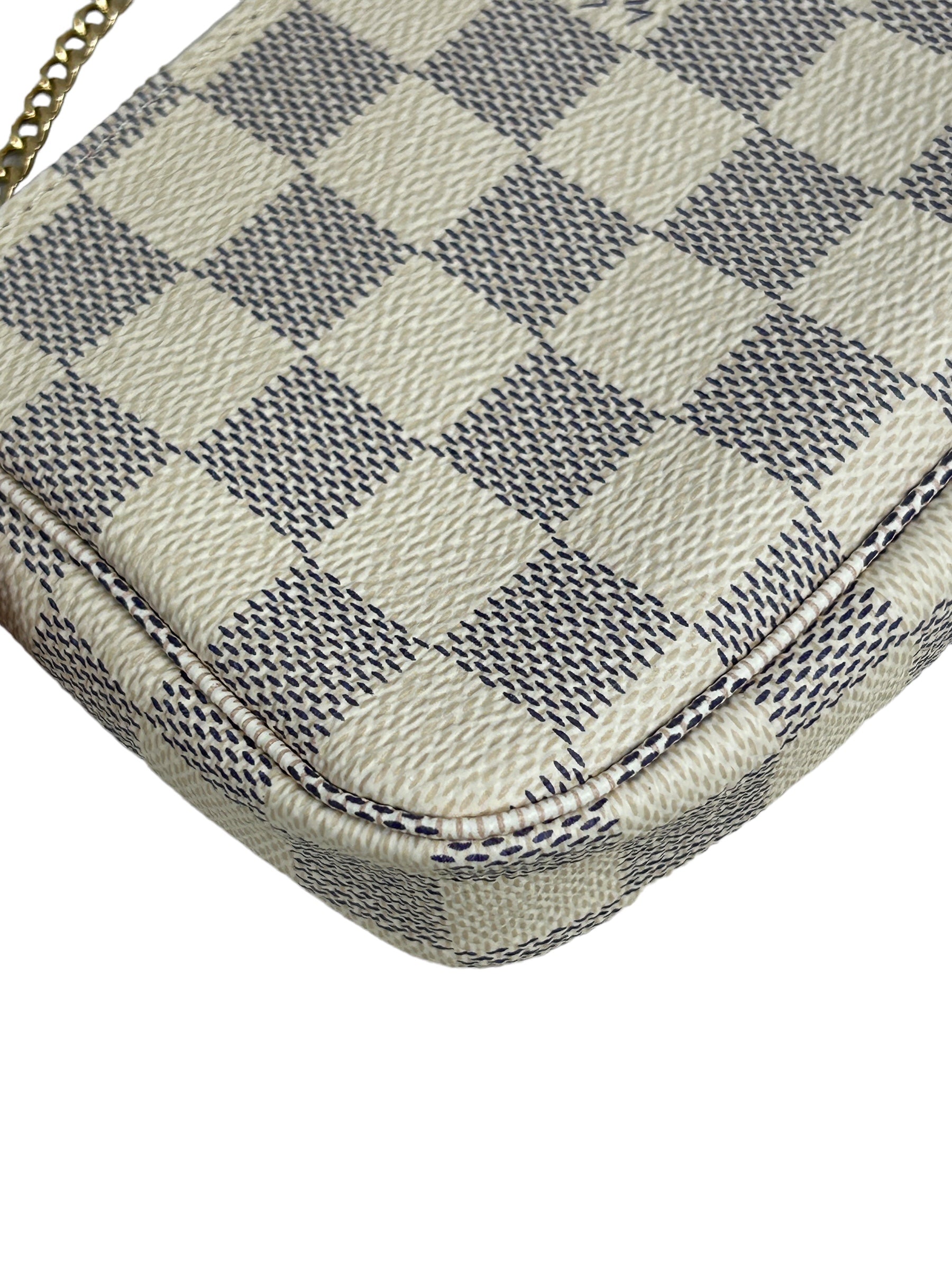 Damier Azur Coated Canvas Limited Edition Animation Hollywood Mini Pochette Accessories