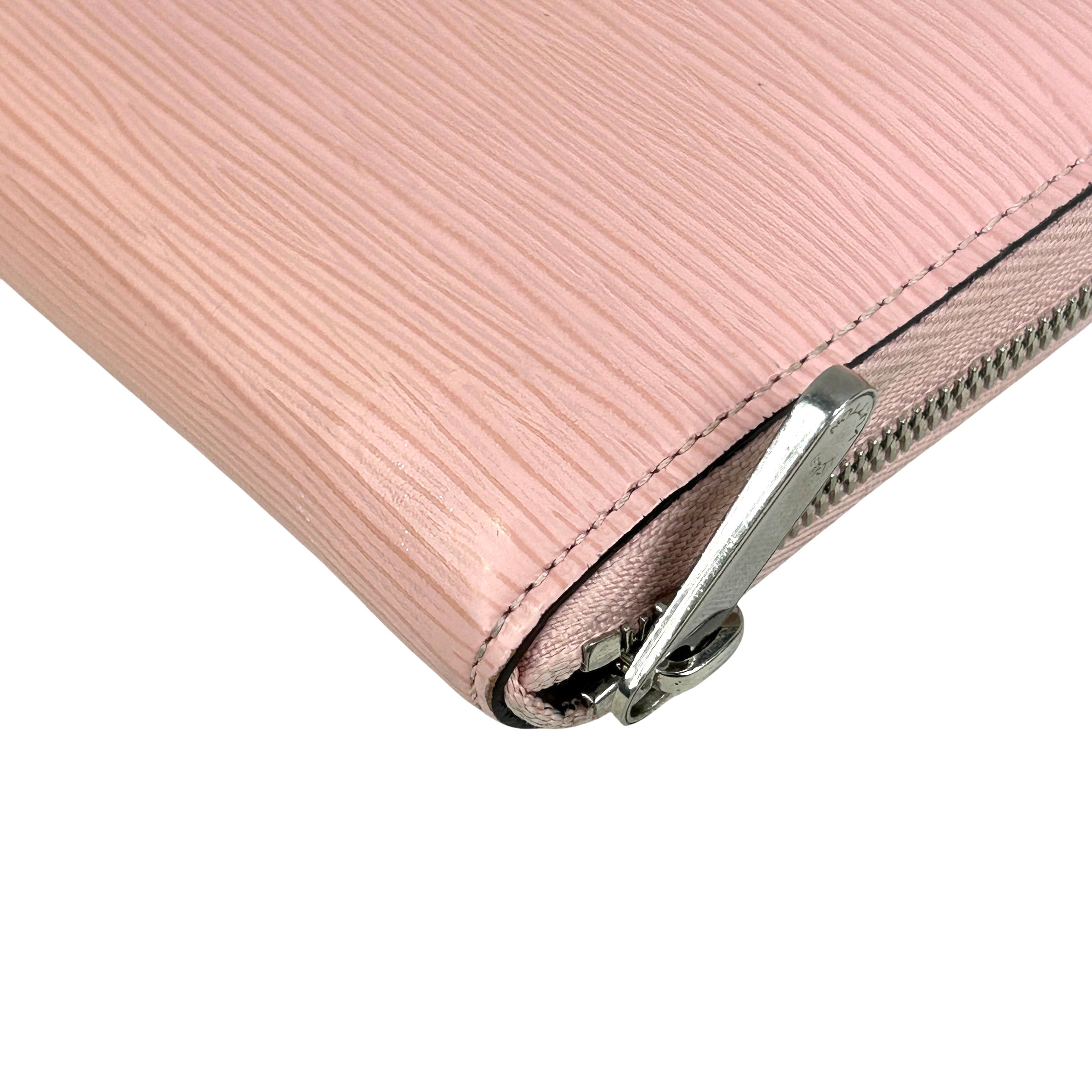 Pink Sakura Epi Compact Zippy Wallet w/SHW