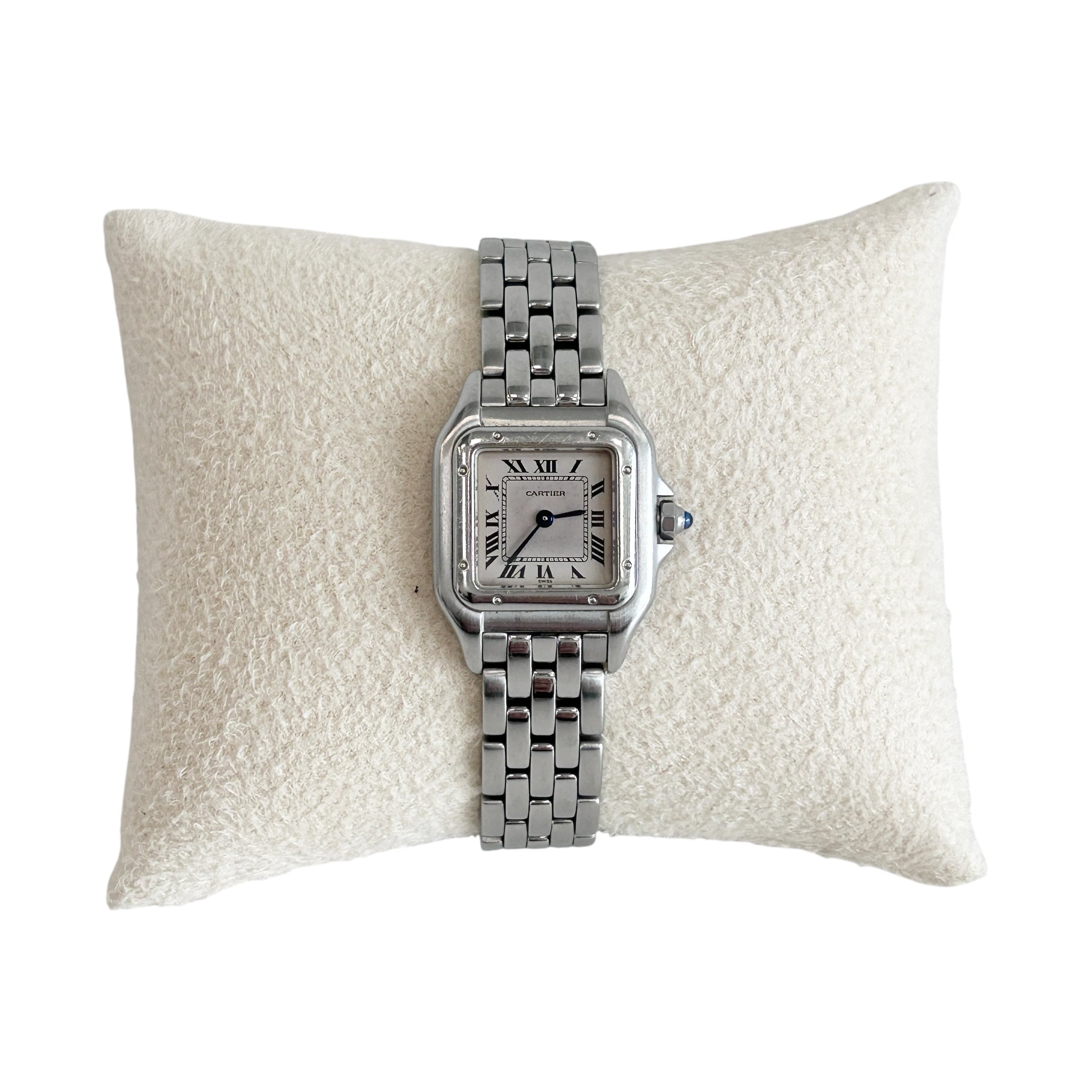 Panthere De Donna Stainless Steel Quartz Movement Watch