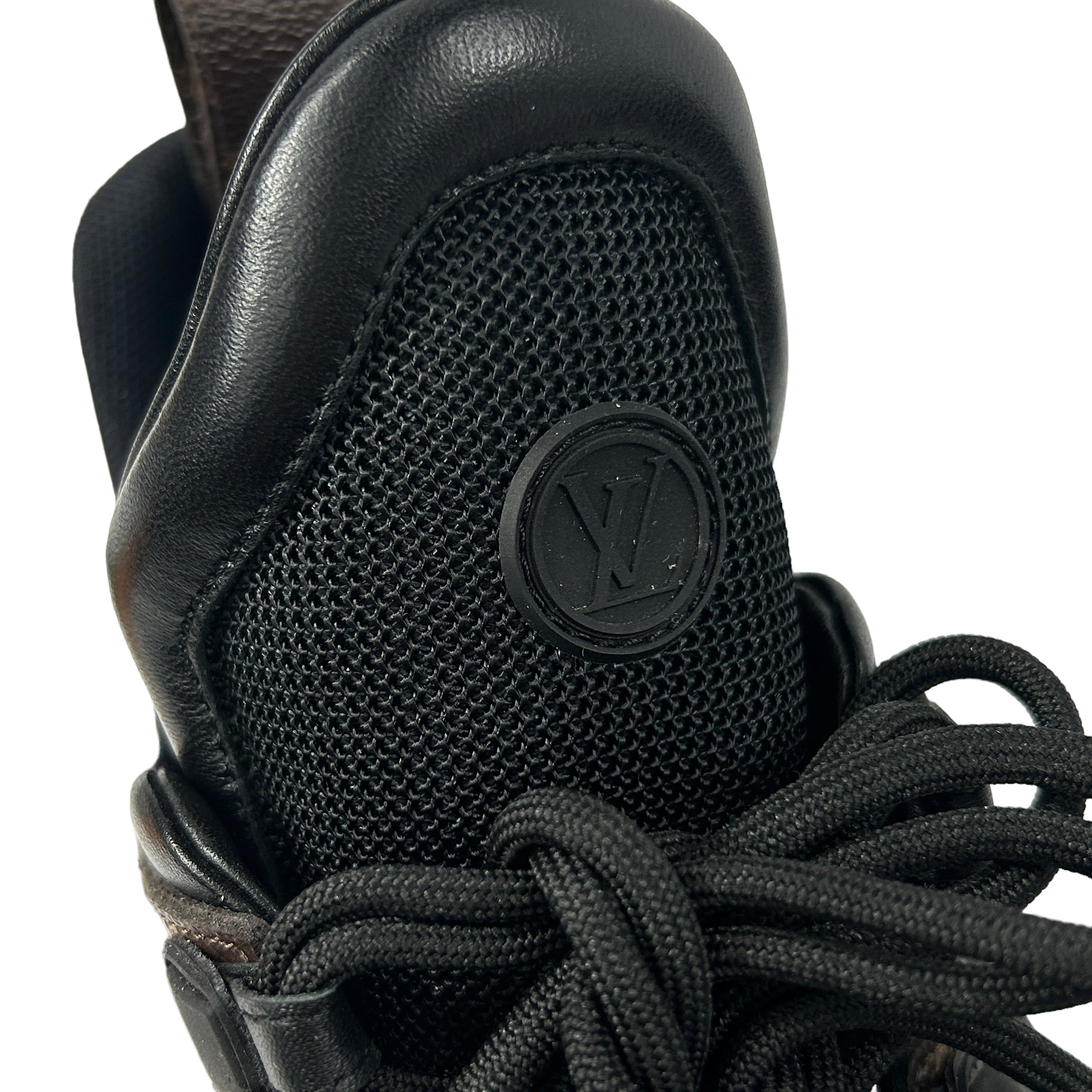 Black/Brown Mesh and Monogram Canvas Arclight Sneaker