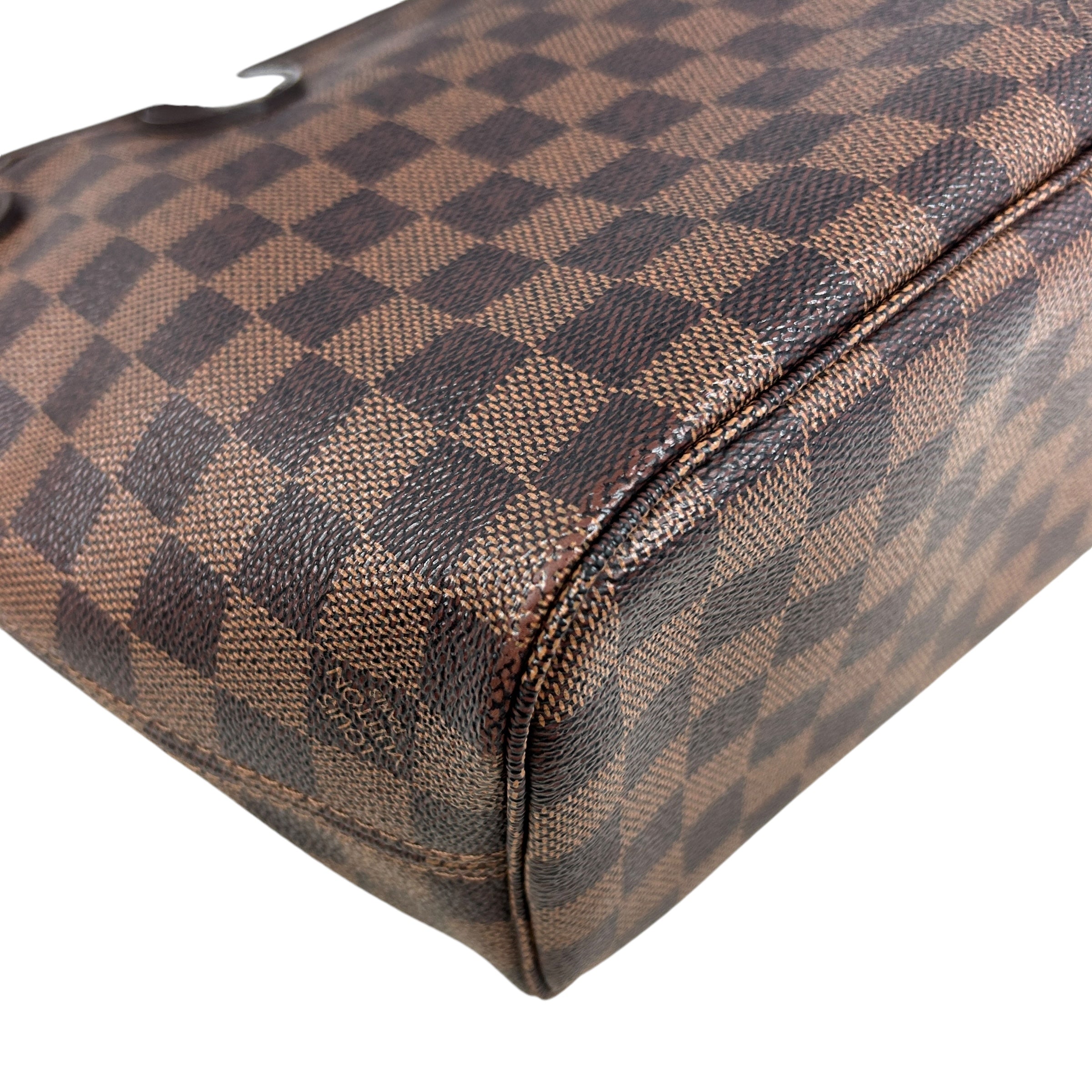 Damier Ebene Coated Canvas Neverfull PM W/GHW