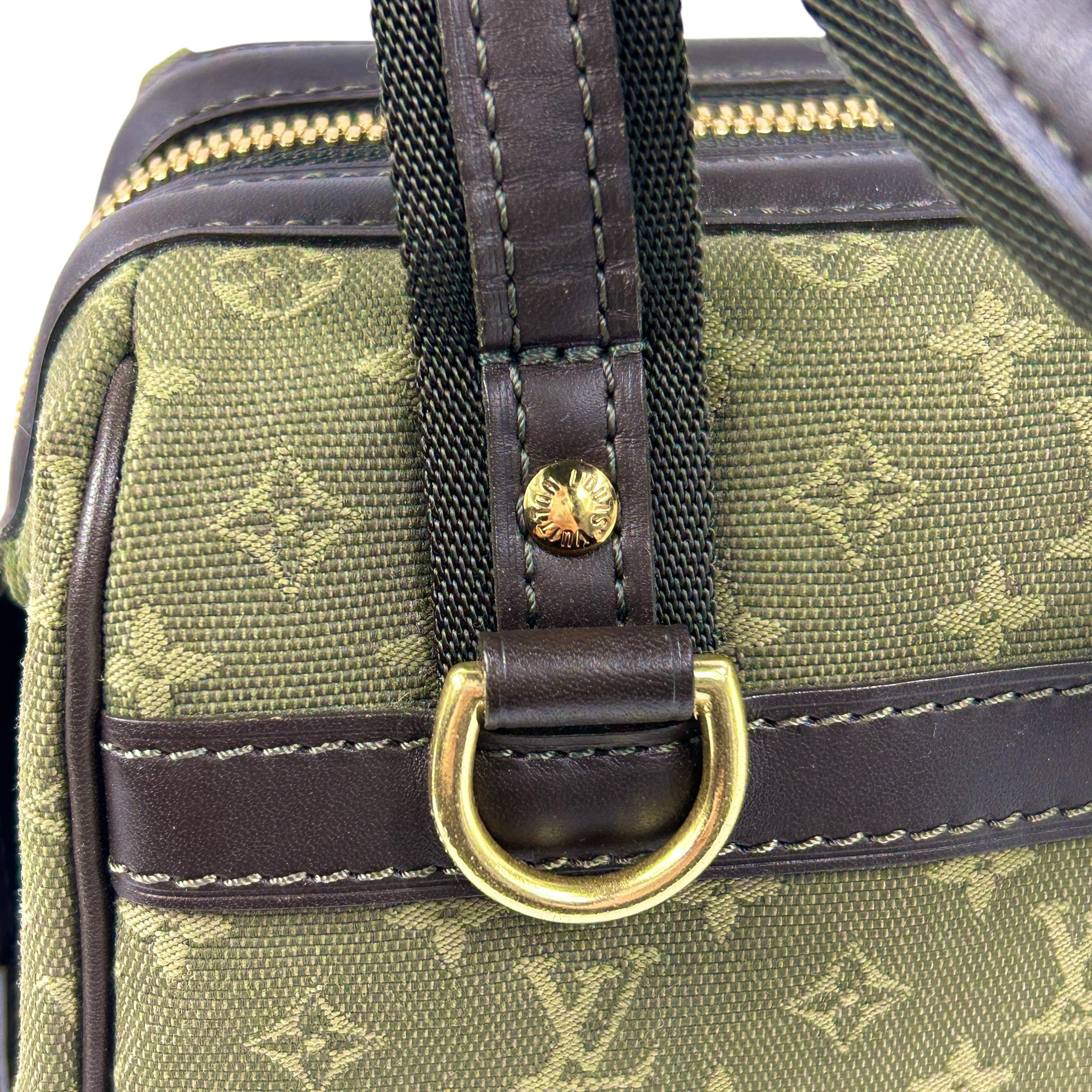 Khaki Monogram Mini Lin Josephine PM Bag