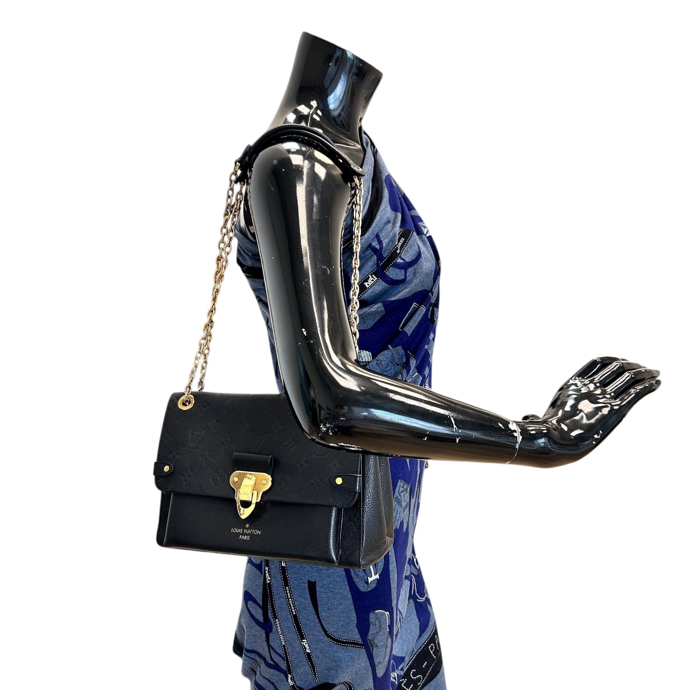 Black Monogram Vavin PM w/GHW