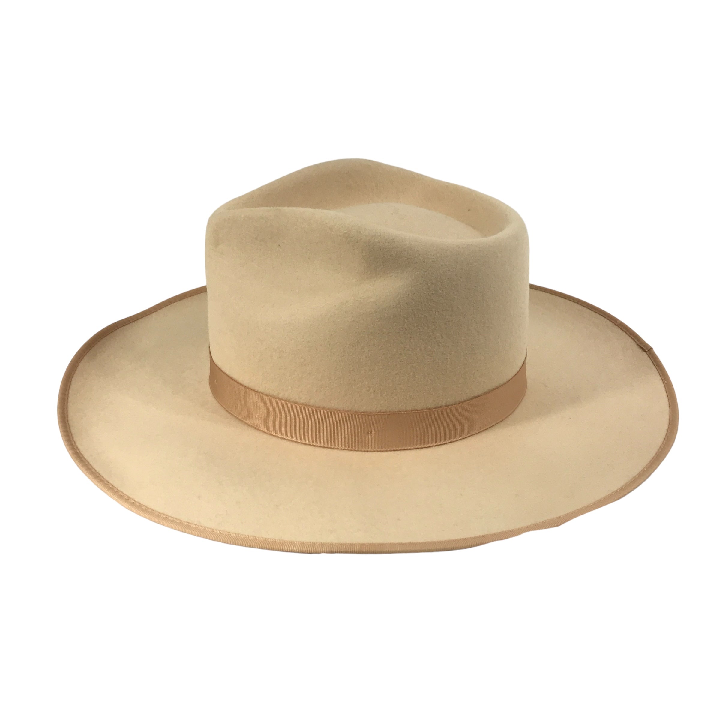 LACK OF COLOR Beige Wool Australian Fedora Hat