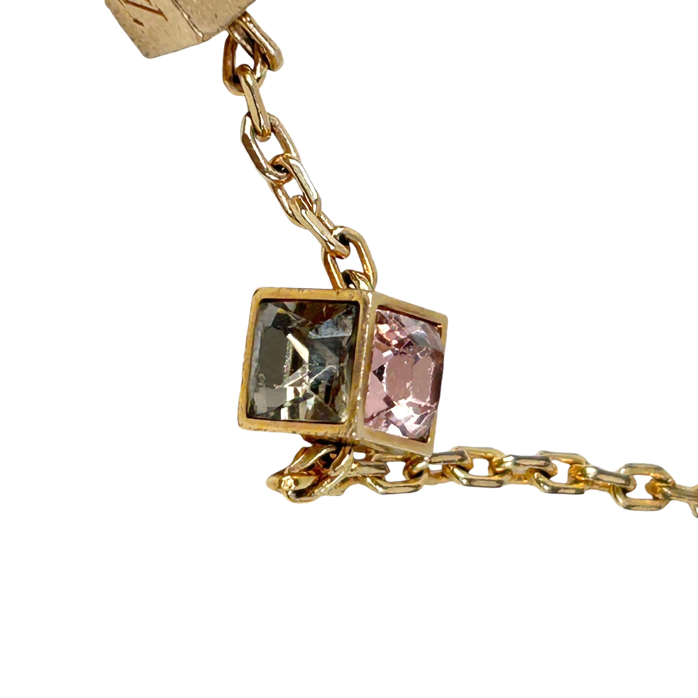 Gamble Multi Coloured Crystal Gold Tone Bracelet