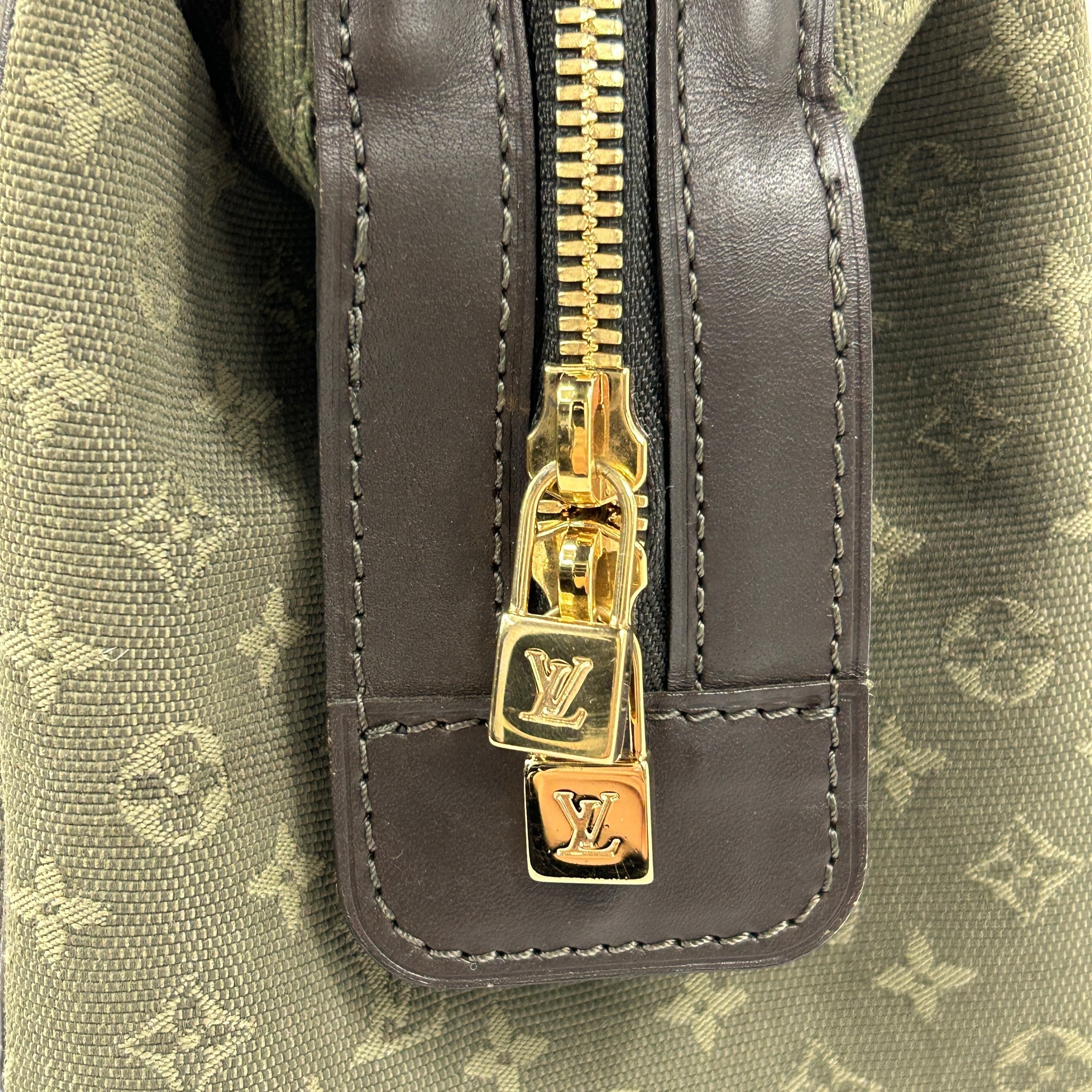 Khaki Monogram Mini Lin Josephine PM Bag