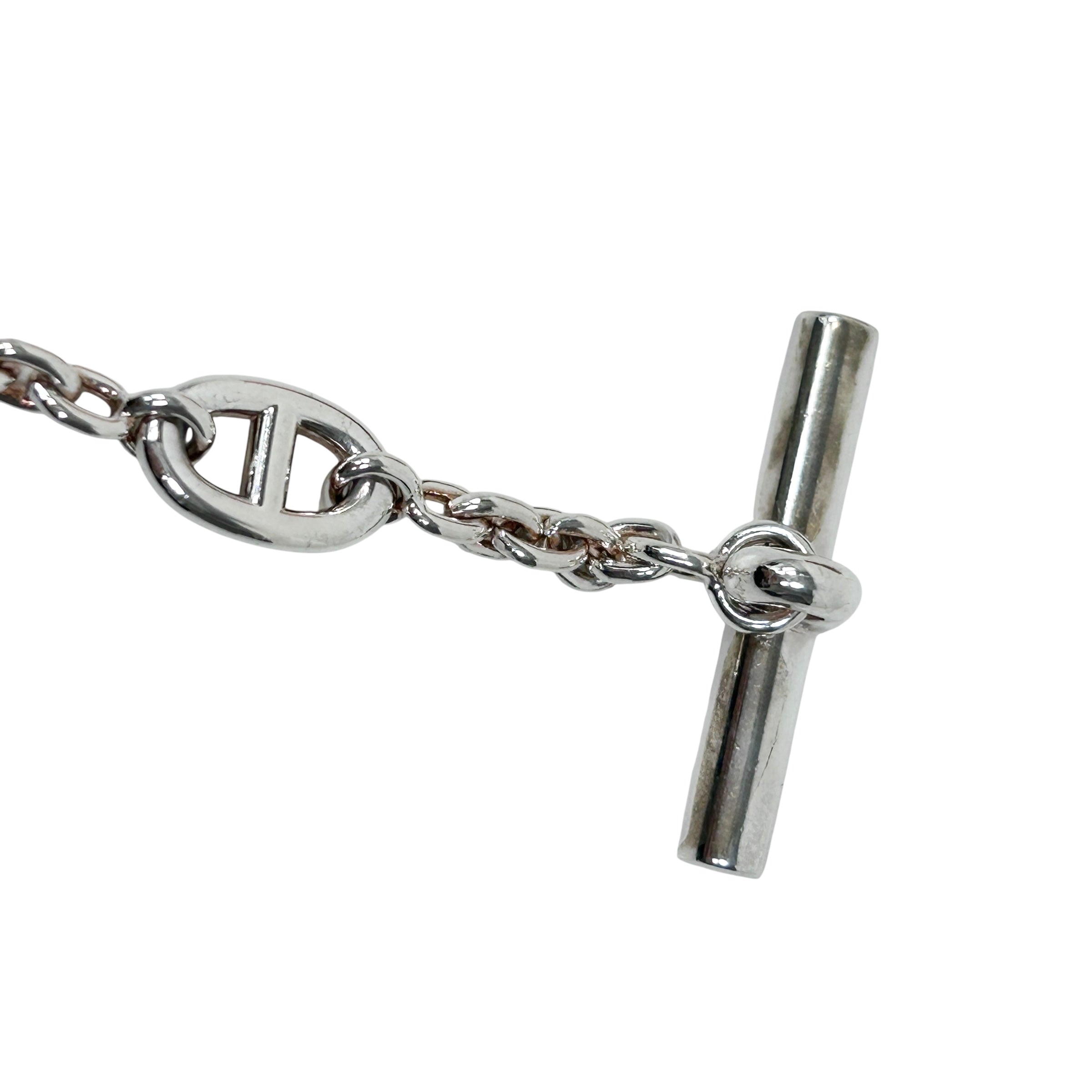 Sterling Silver Farandole Chain Link Toggle Bracelet