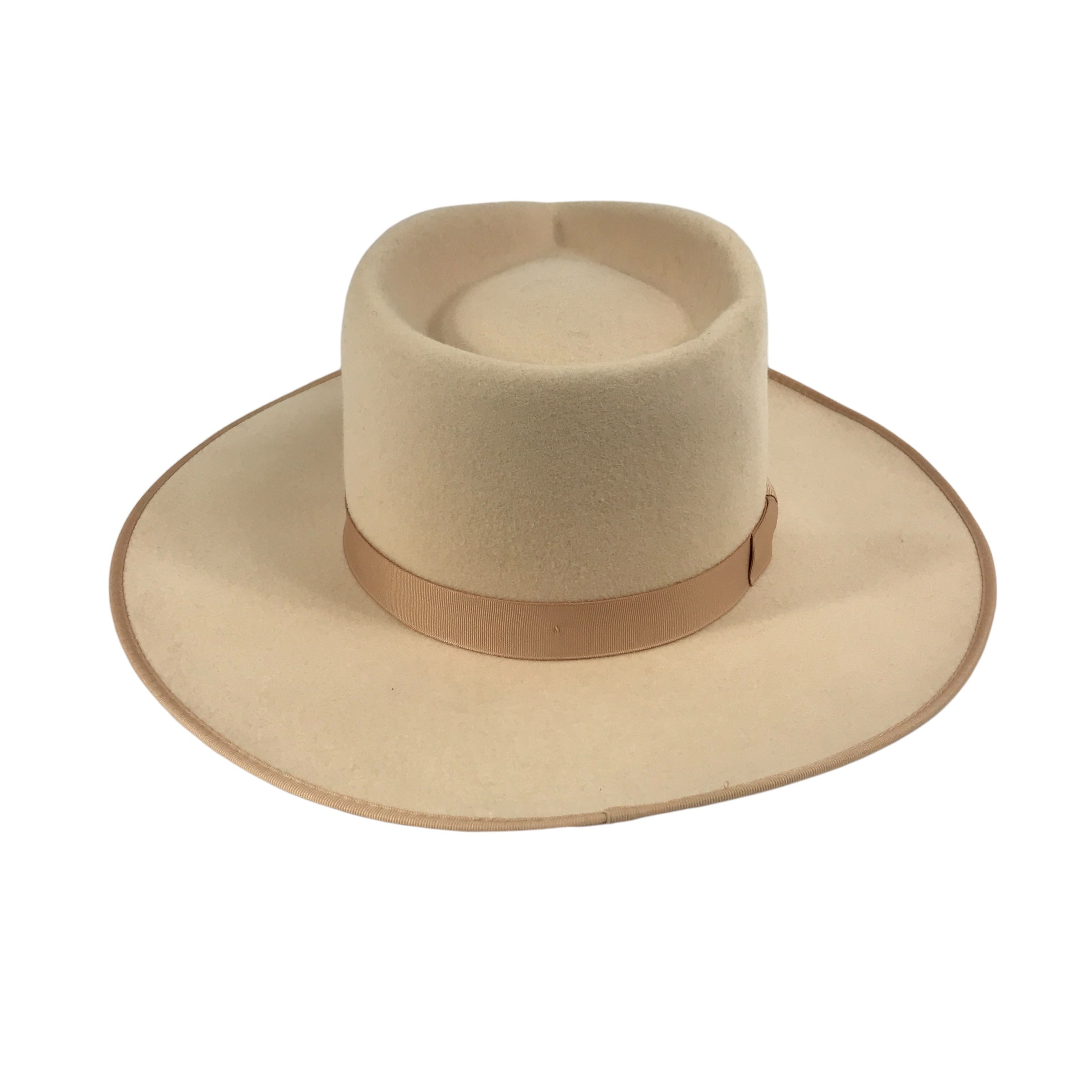 LACK OF COLOR Beige Wool Australian Fedora Hat