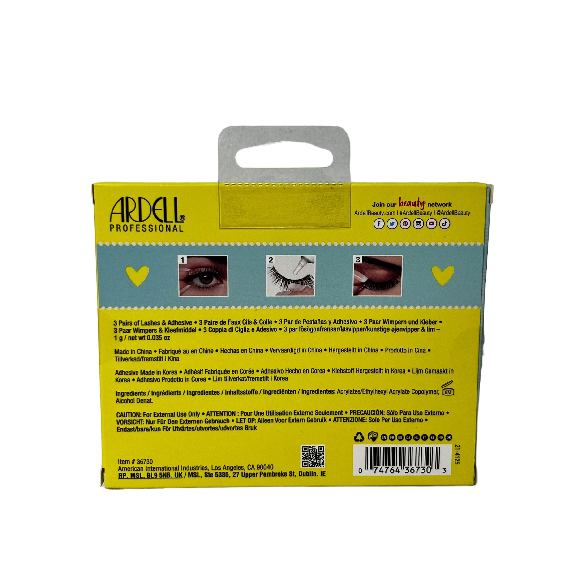 ARDELL Active Pump'N Lash Extensions - Set of 3