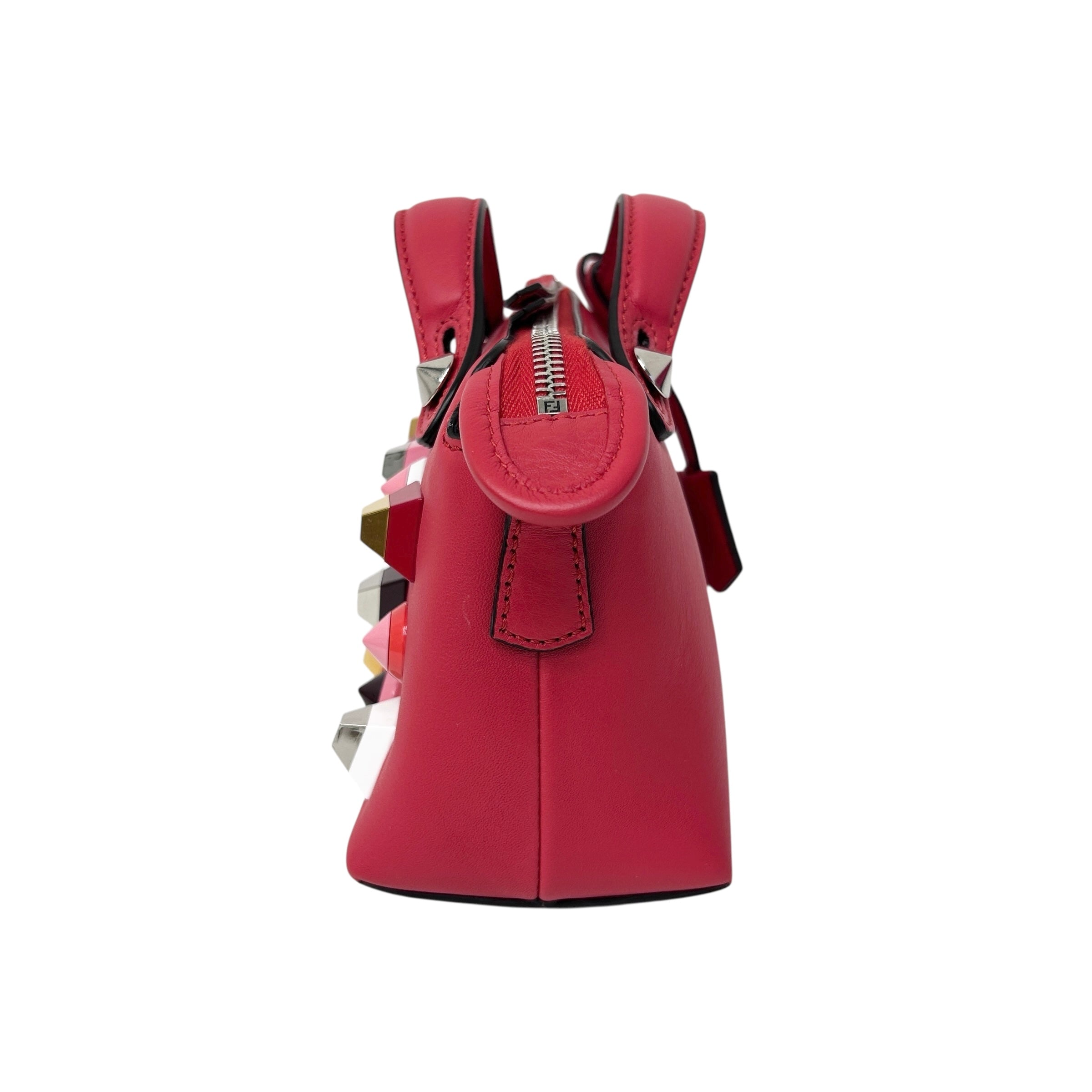 Red Mini Studded By The Way Bag w/SHW