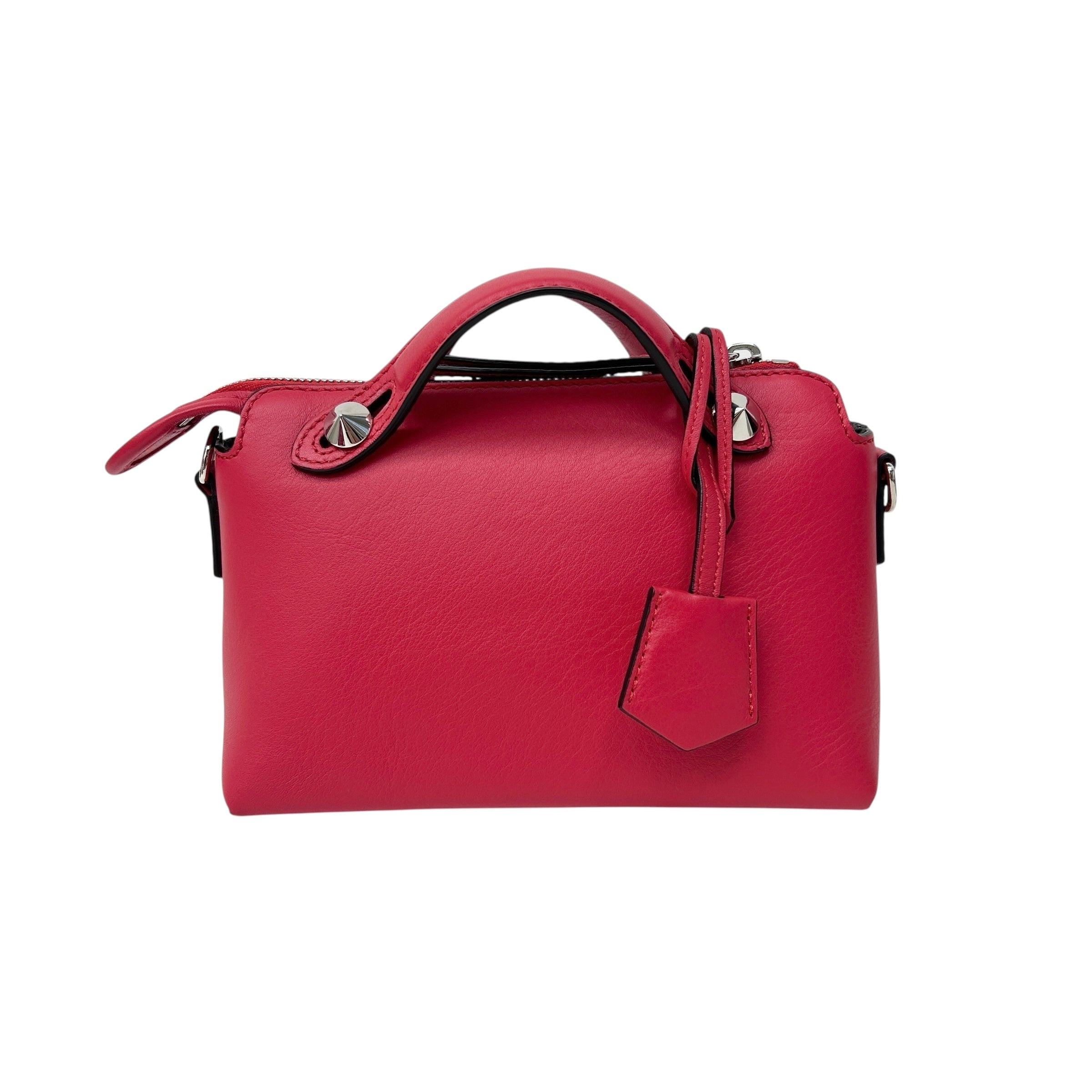 Red Mini Studded By The Way Bag w/SHW