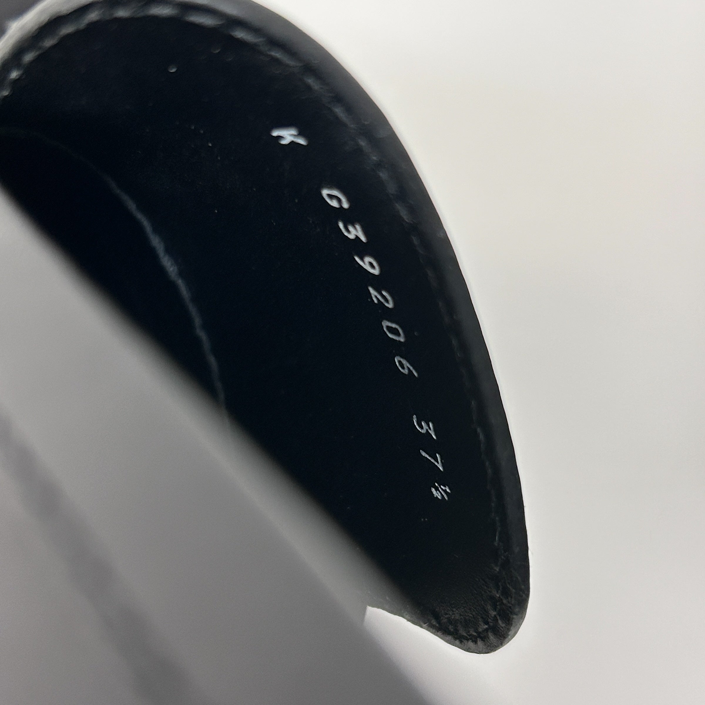 Black Calfskin Leather Oxfords