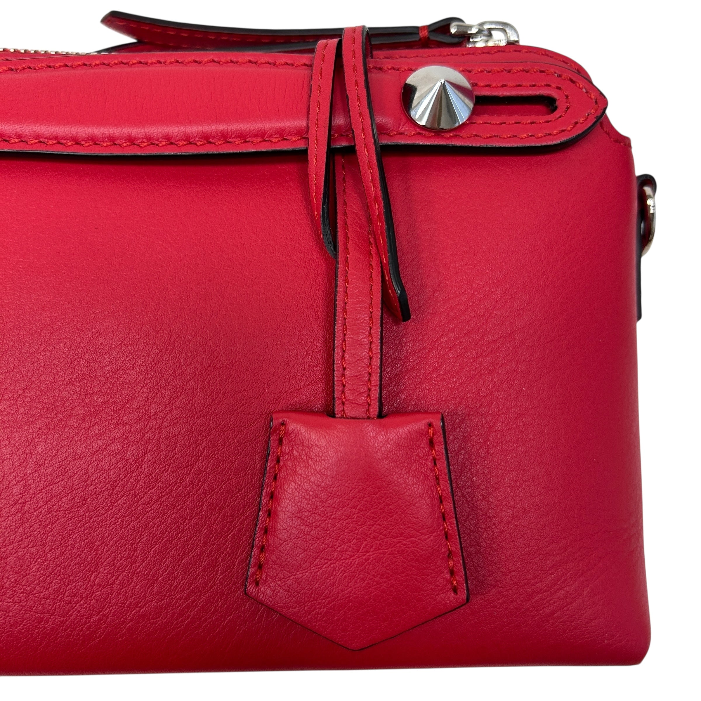 Red Mini Studded By The Way Bag w/SHW