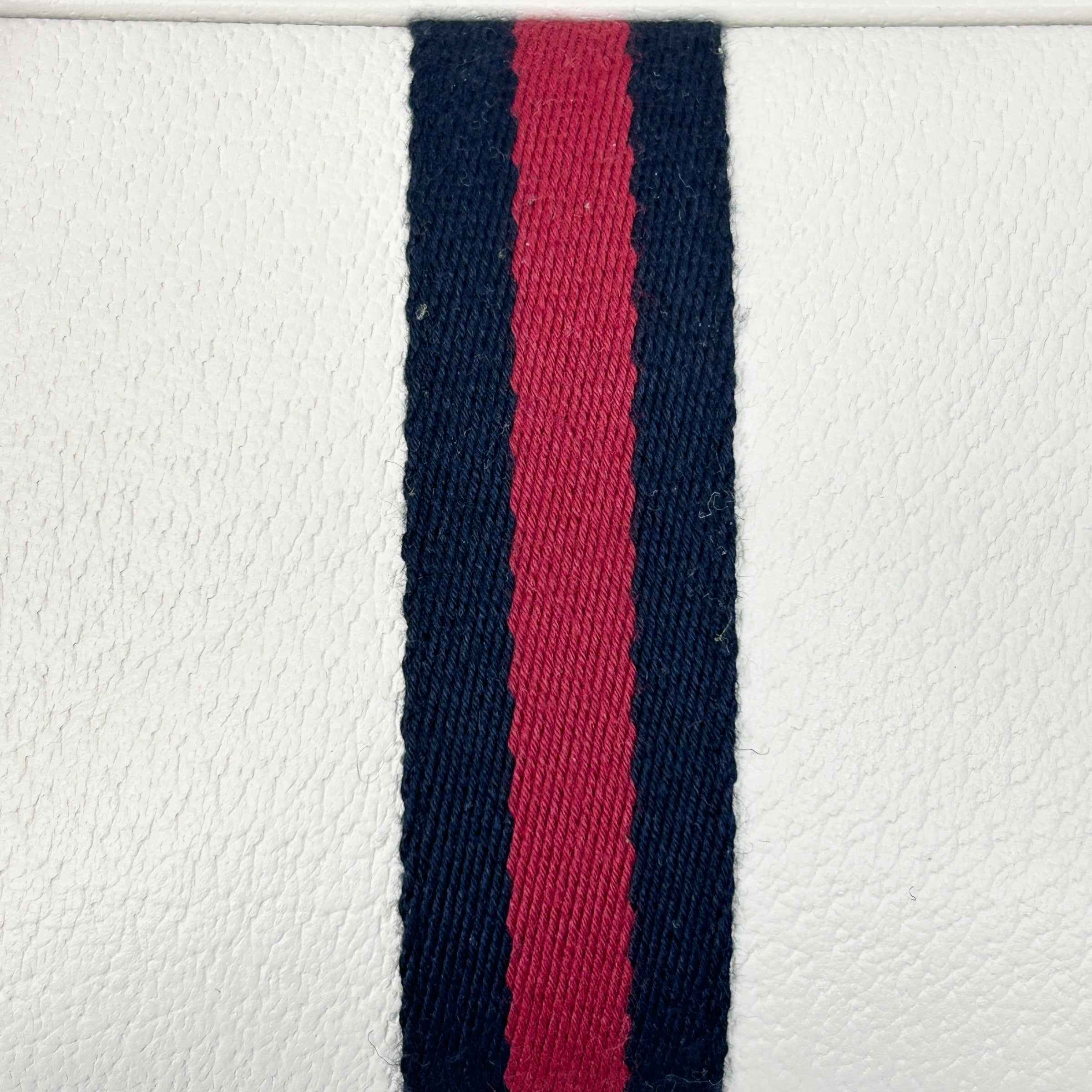 White Leather Mini Sylvie Web Ophidia Crossbody Bag w/GHW