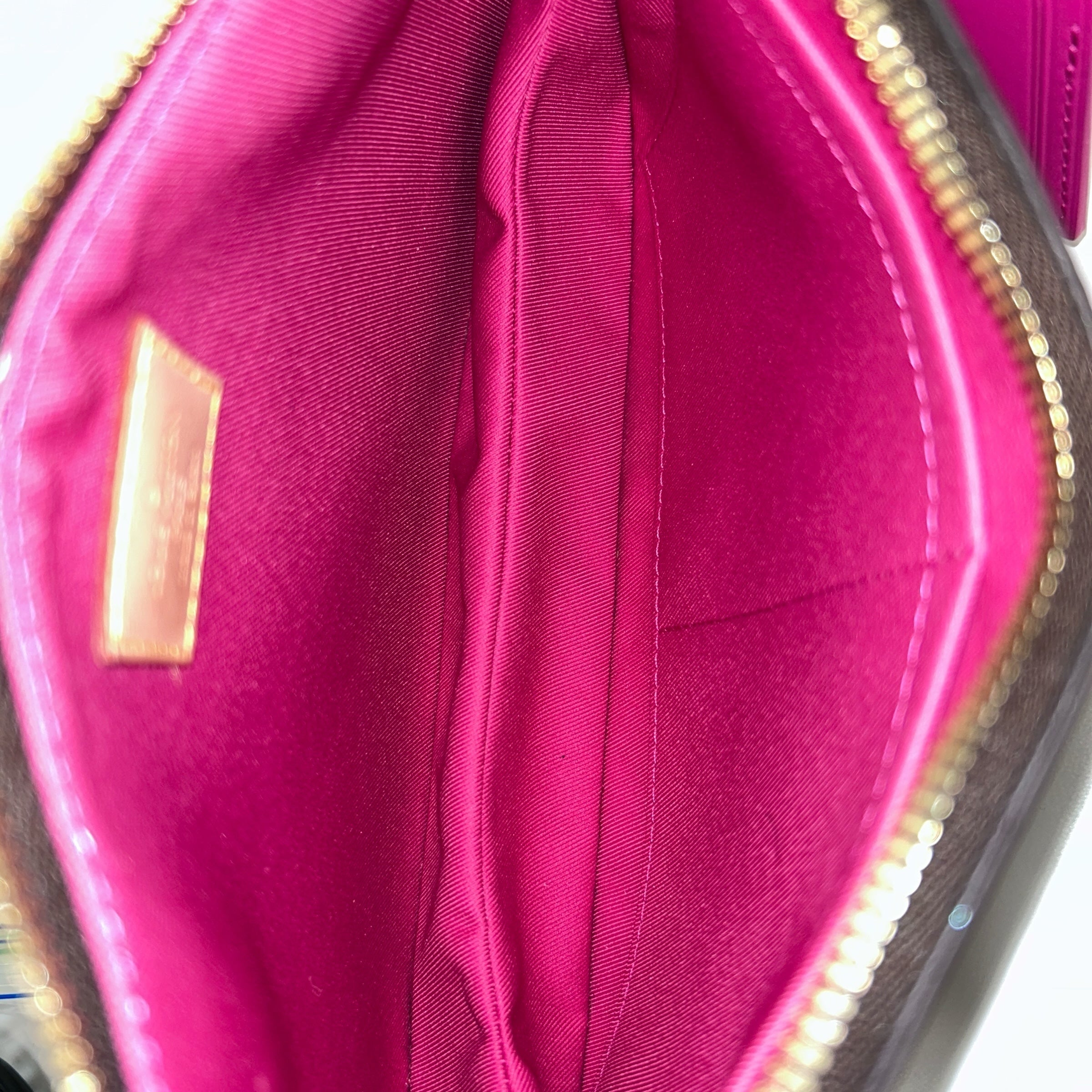 Orange/Fascia Monogram Canvas Loretta Bag w/GHW