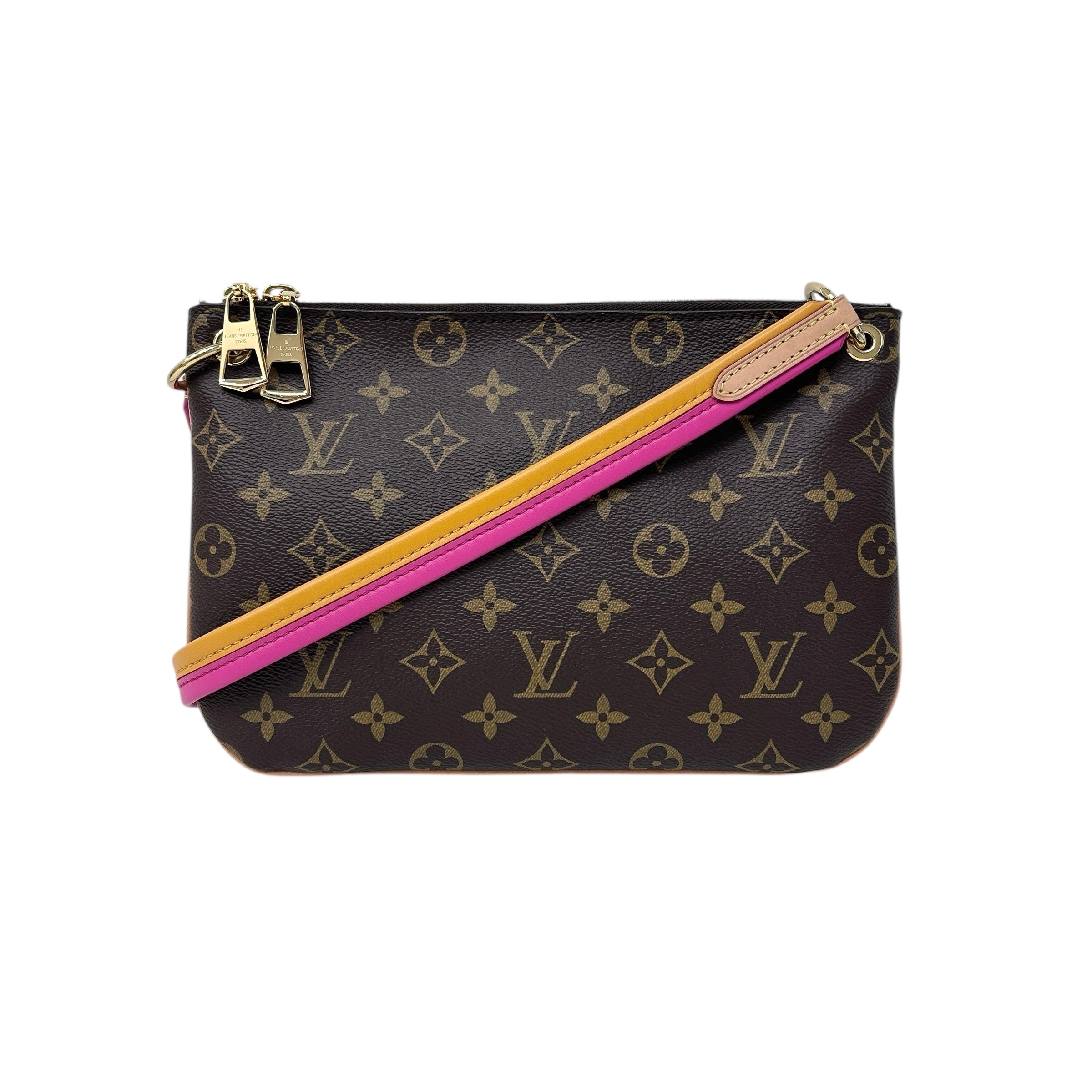 Orange/Fascia Monogram Canvas Loretta Bag w/GHW