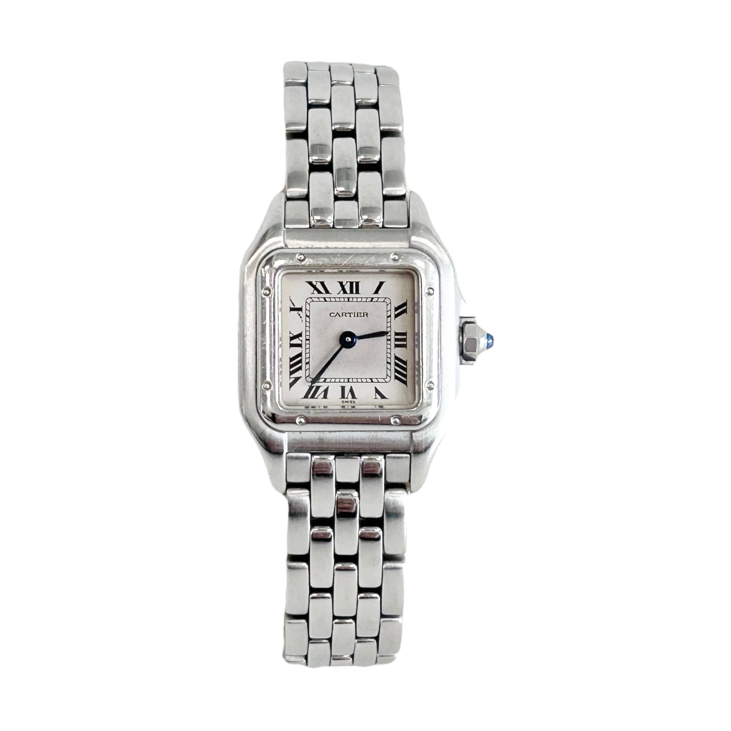 Panthere De Donna Stainless Steel Quartz Movement Watch