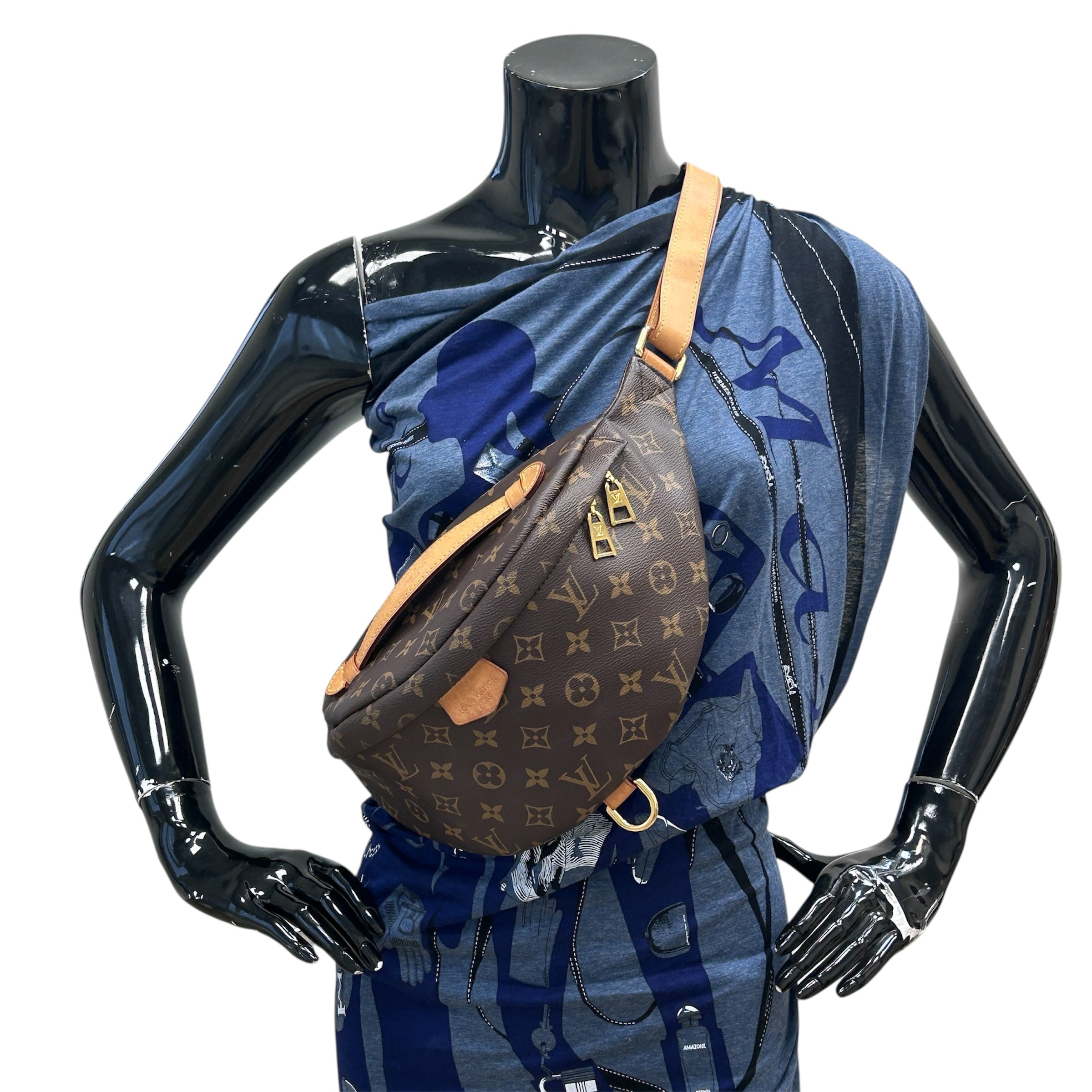 Monogram Coated Canvas Bum Bag w/GHW