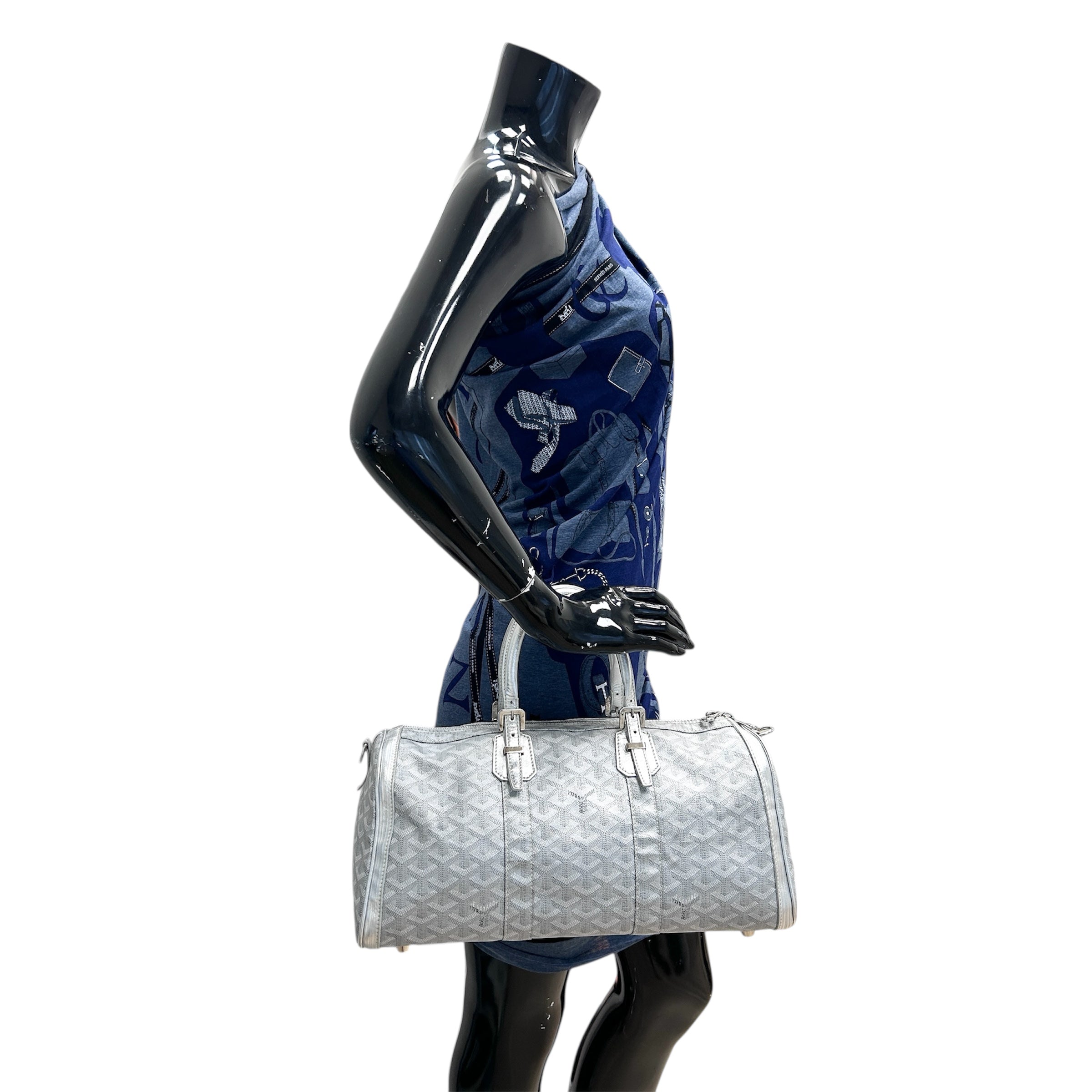 Silver Goyardine Croisière 40 w/PHW