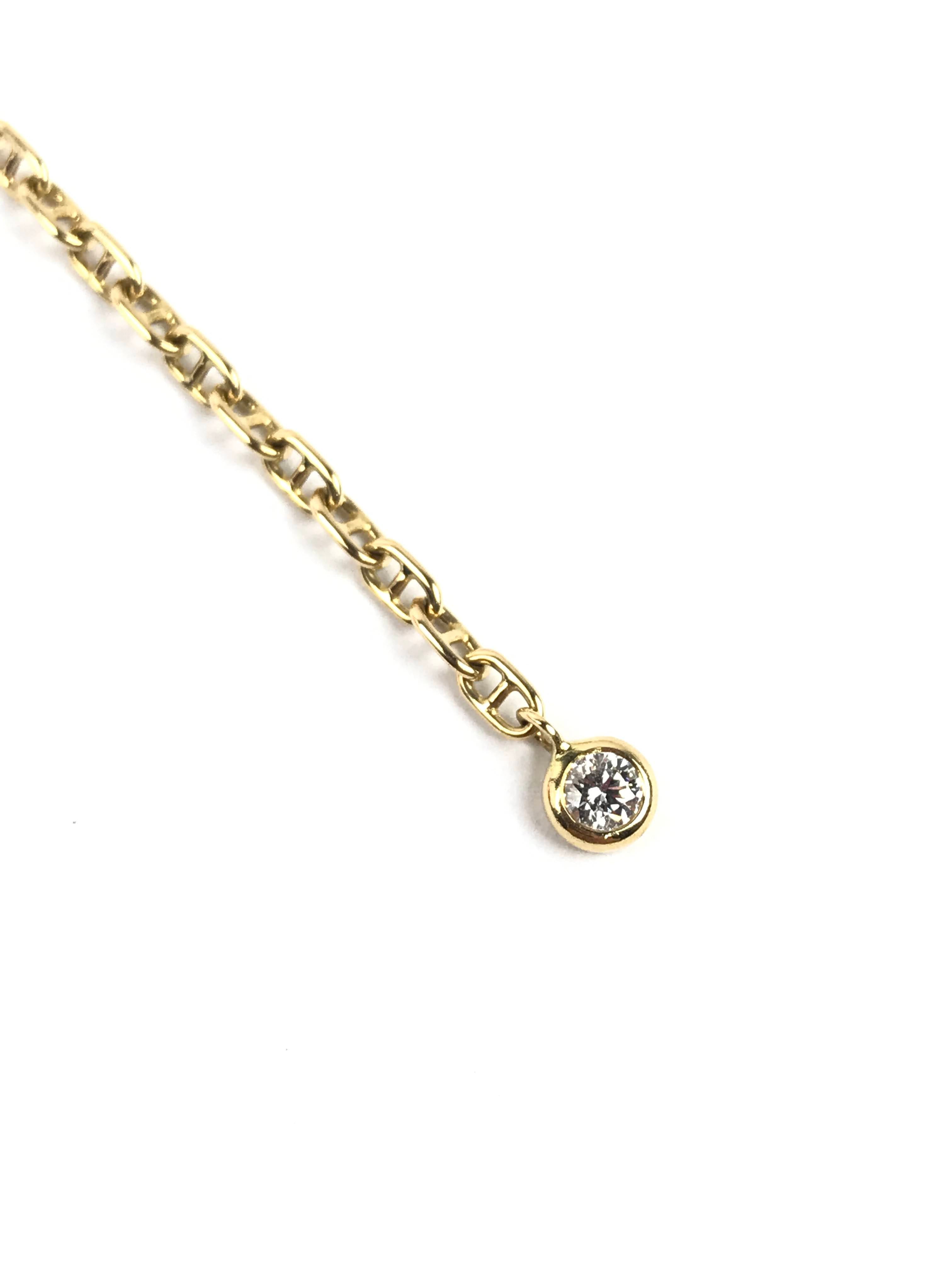Chaine D’Ancre Enchainee 18K Gold & Diamond Necklace