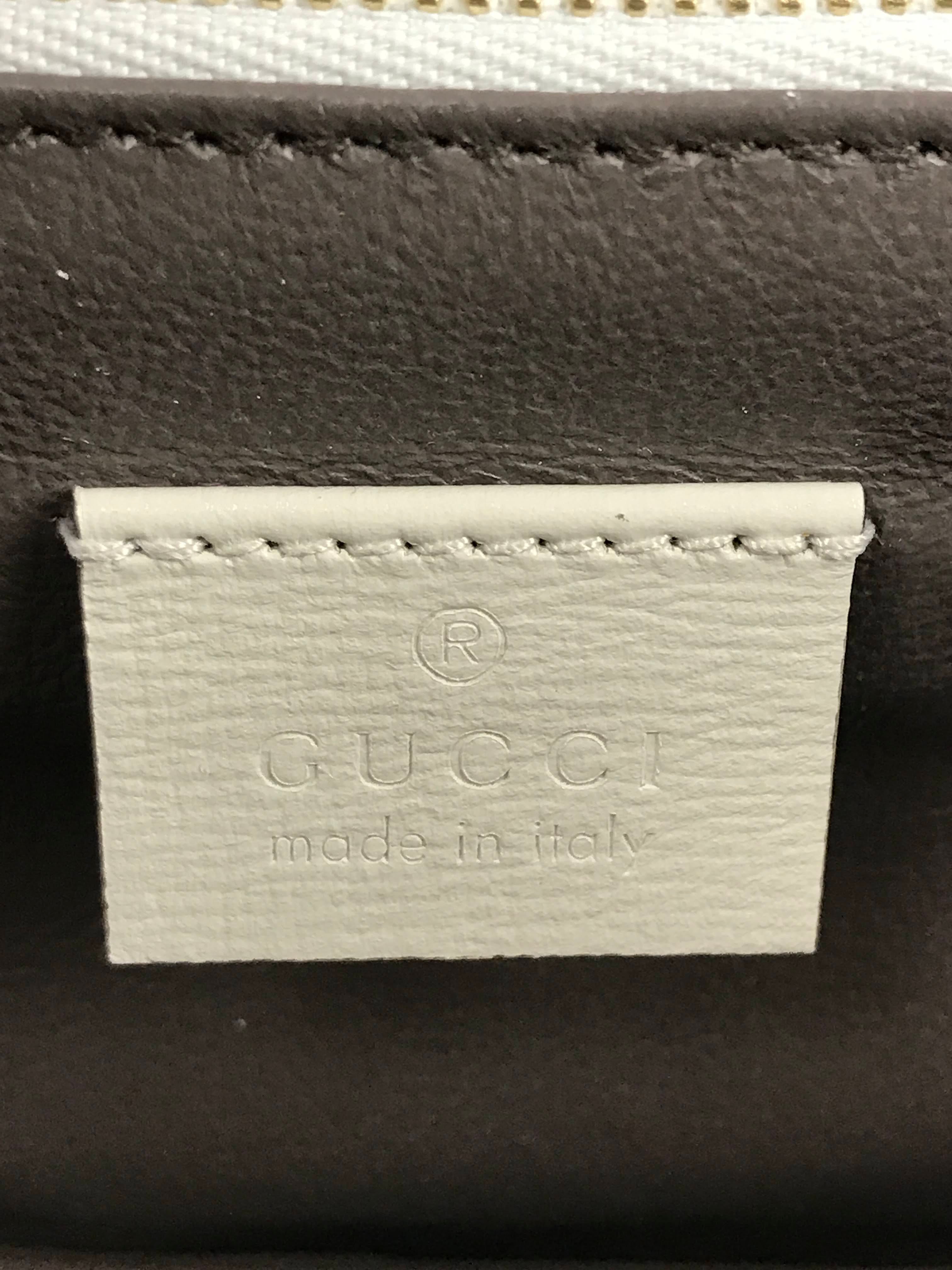 White/Cream Sylvie 1969 Shoulder Bag w/GHW